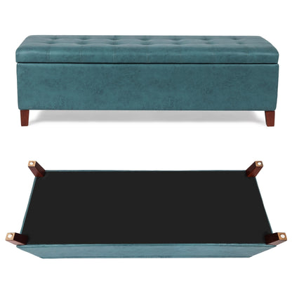 Panca contenitore in similpelle Adeco 50