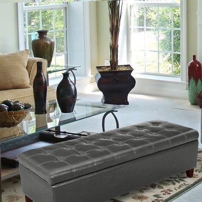 Panca contenitore in similpelle Adeco 50