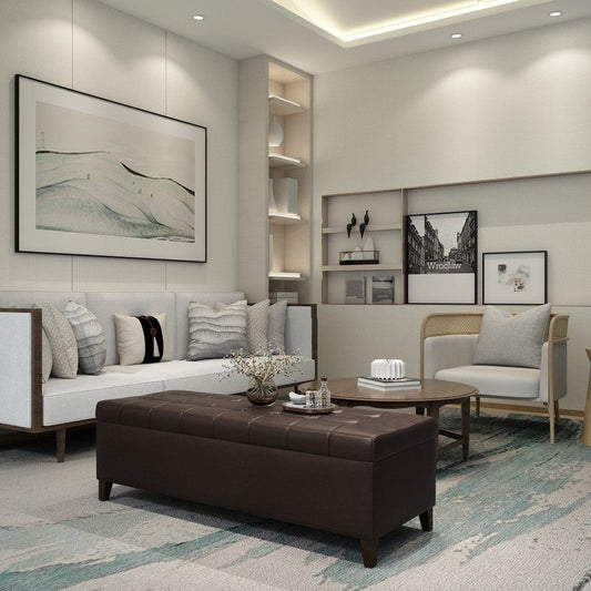 Panca contenitore in similpelle Adeco 50