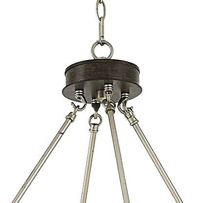 Lampadario a ruota di carro Acroma Farmhouse da 12 luci, 40 pollici, con UL - 40'' P x 138'' H