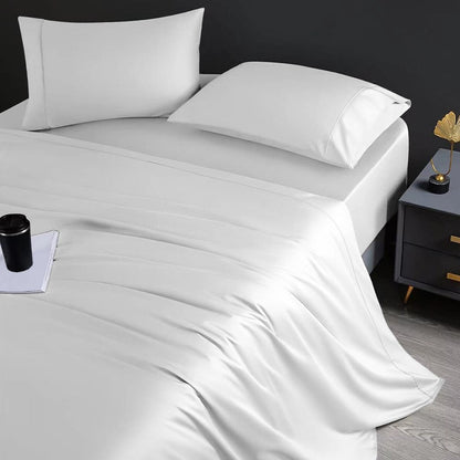 Set di lenzuola Aireolux in cotone egiziano di lusso, ultra morbido e setoso, 1000 fili