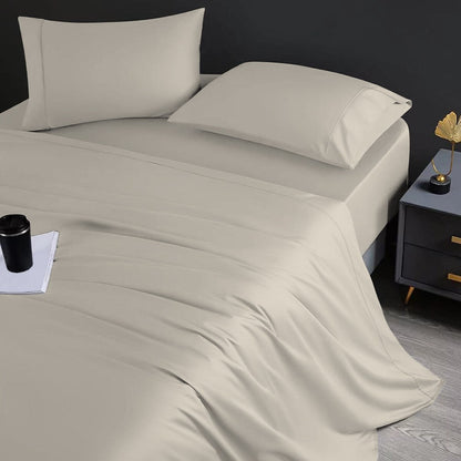 Set di lenzuola Aireolux in cotone egiziano di lusso, ultra morbido e setoso, 1000 fili