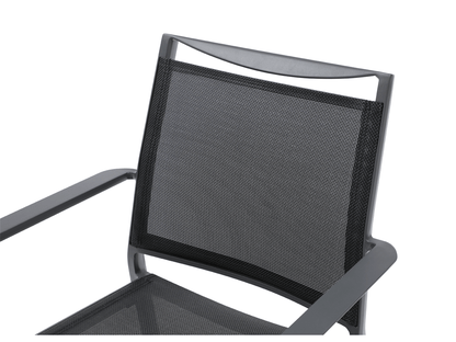 Poltrona da pranzo per esterni Chelle: set da 4