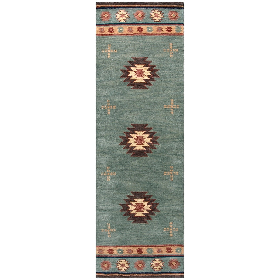 Tappeto in lana annodato a mano Alora Decor Ryder Southwestern