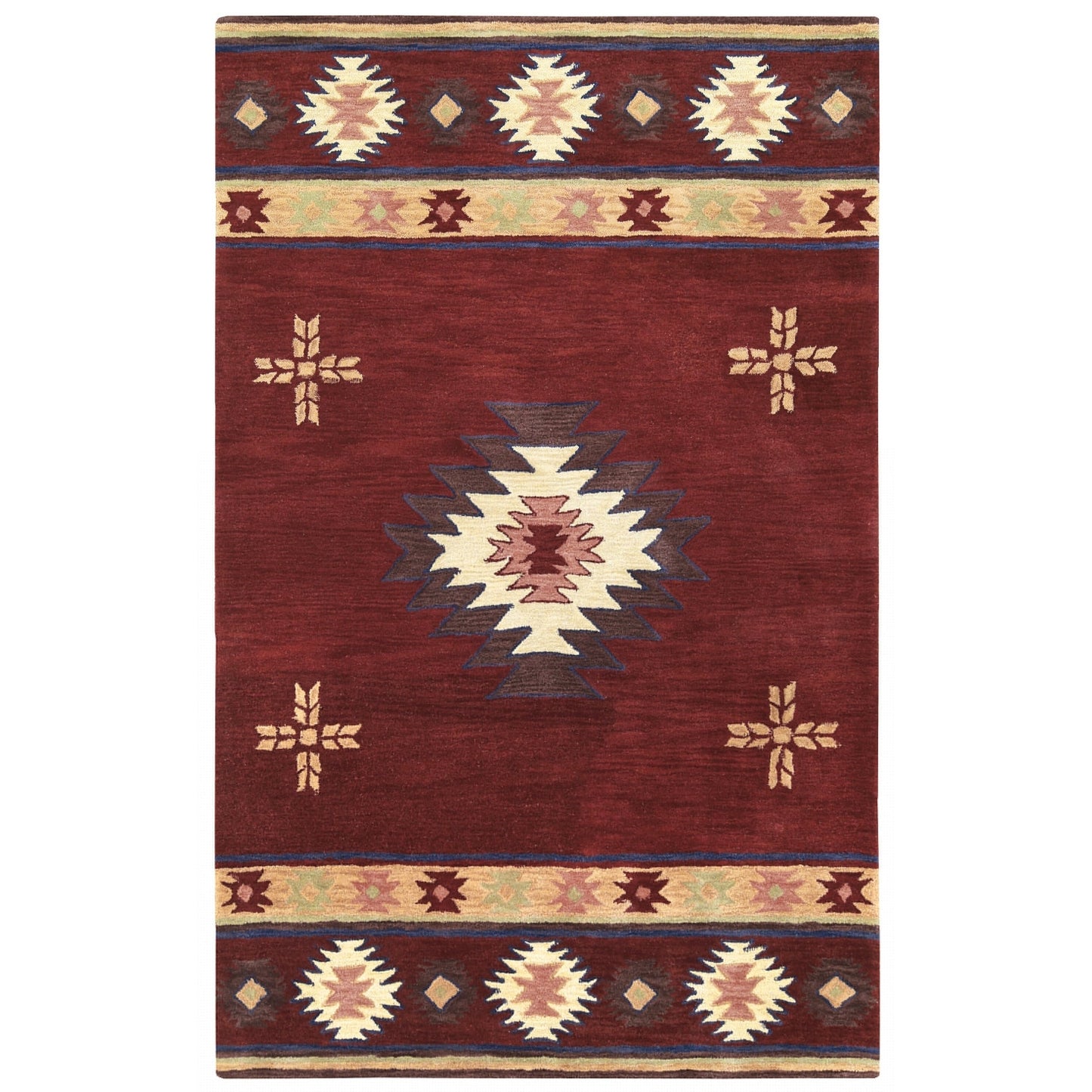 Tappeto in lana annodato a mano Alora Decor Ryder Southwestern