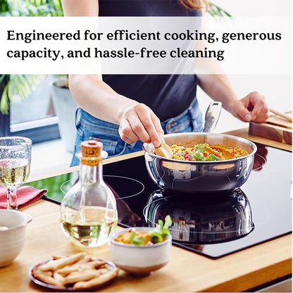 Alva Maestro Teglia in acciaio inox a 5 strati - 1,6 Qt. Non tossica