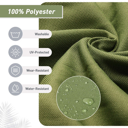 Set di 4 cuscini per sedia con schienale alto Aoodor Patio, 46x21x4 pollici (solo cuscini)