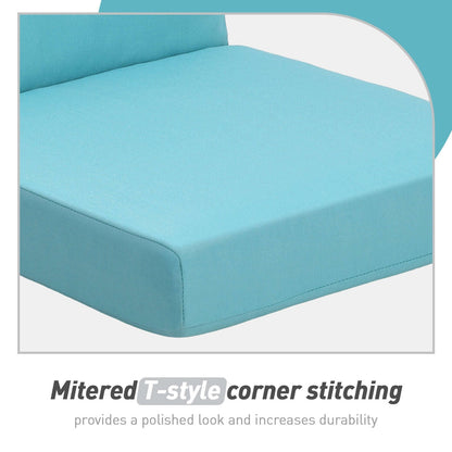 Set di 4 cuscini per sedia con schienale alto Aoodor Patio, 46x21x4 pollici (solo cuscini)