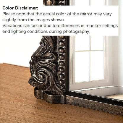 Specchio da parete ad arco, specchi decorativi barocchi - 36×23