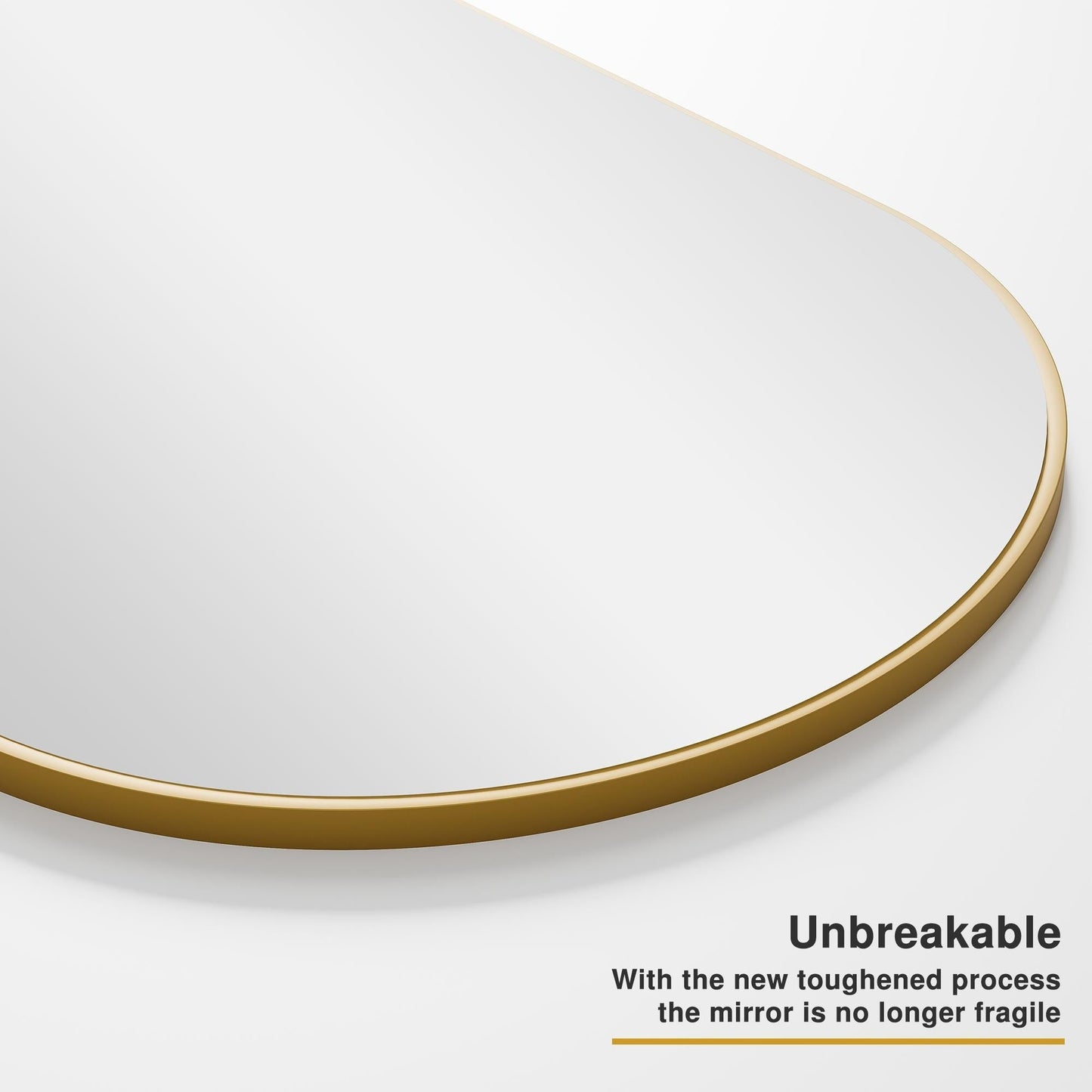 Specchio da terra e da parete a figura intera ad arco Dovelina