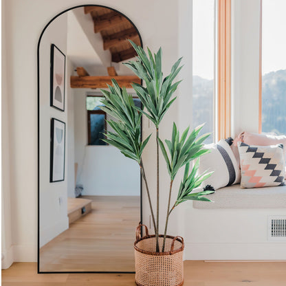 Specchio ad arco moderno a figura intera