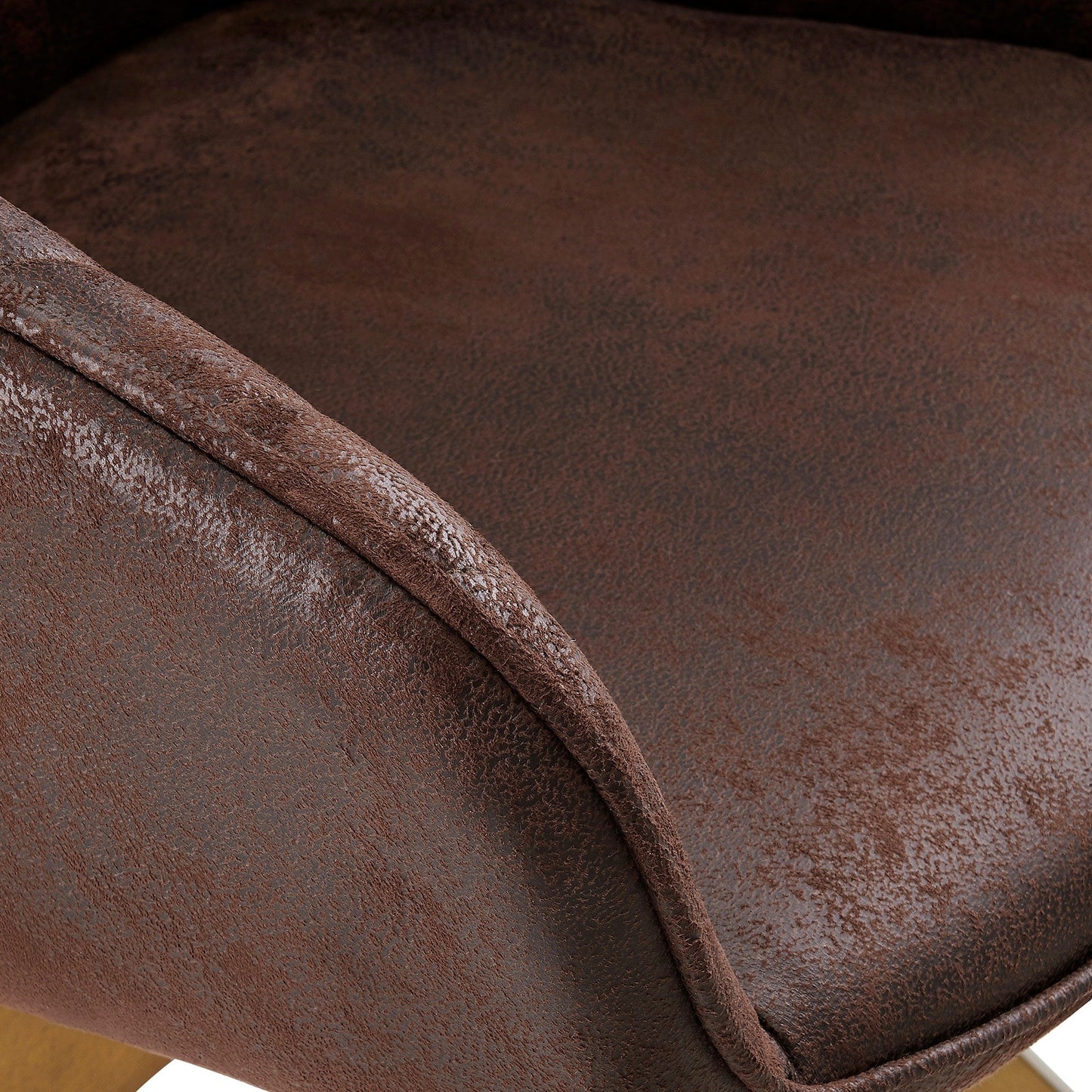 Poltrona girevole moderna Art Leon per ufficio domestico con gambe in legno