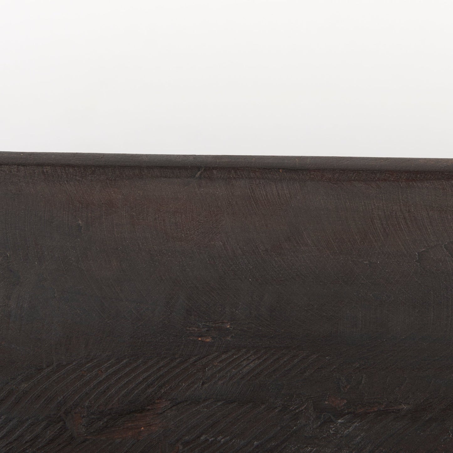 Ciotola Athena Extra Large Oblong in legno di recupero nero-marrone - 26,0 L x 10,0 W x 7,0 H