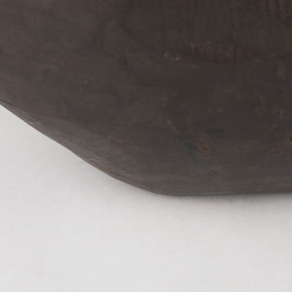 Ciotola Athena Extra Large Oblong in legno di recupero nero-marrone - 26,0 L x 10,0 W x 7,0 H