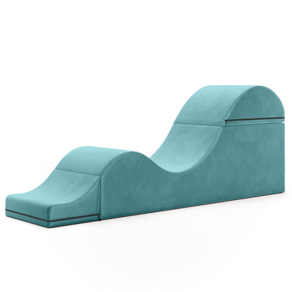 Chaise longue convertibile Avana Kami / Yoga e massaggio - Pouf 2 in 1 con poltrona yoga pieghevole nascosta, microvelluto - N/D