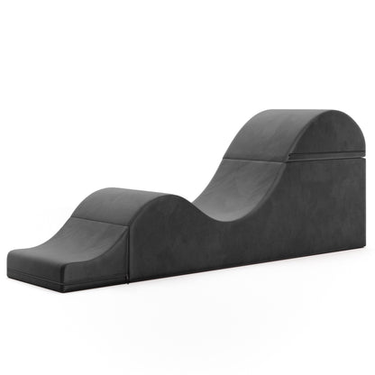 Chaise longue convertibile Avana Kami / Yoga e massaggio - Pouf 2 in 1 con poltrona yoga pieghevole nascosta, microvelluto - N/D