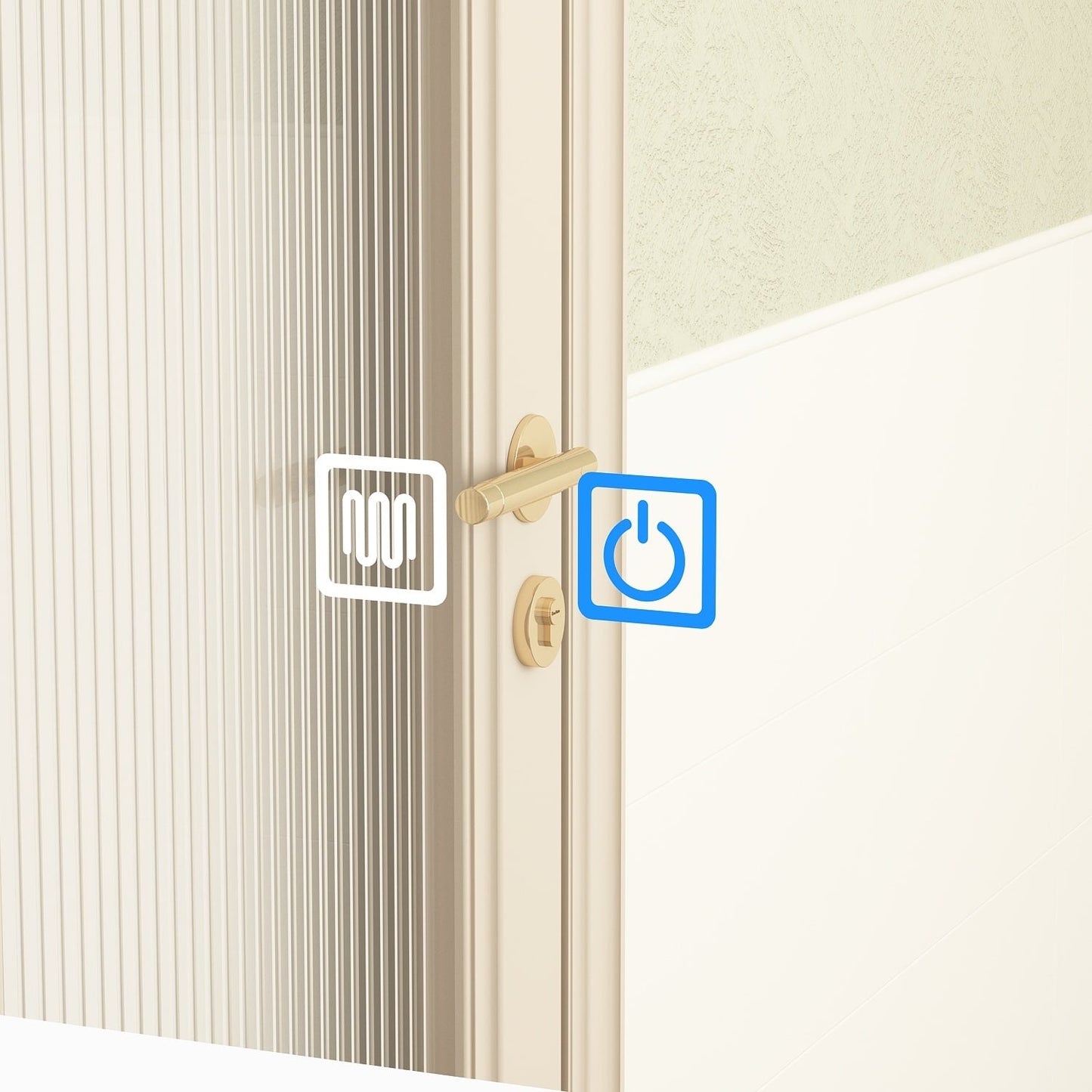 Mobiletto per medicinali da bagno con specchio LED antiappannamento 6000K, mobiletto da parete bianco