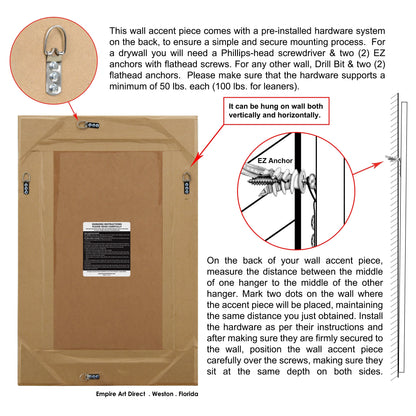 Specchio da parete rettangolare smussato trasparente HD per bagno, toeletta, specchi da camera da letto, 3 misure