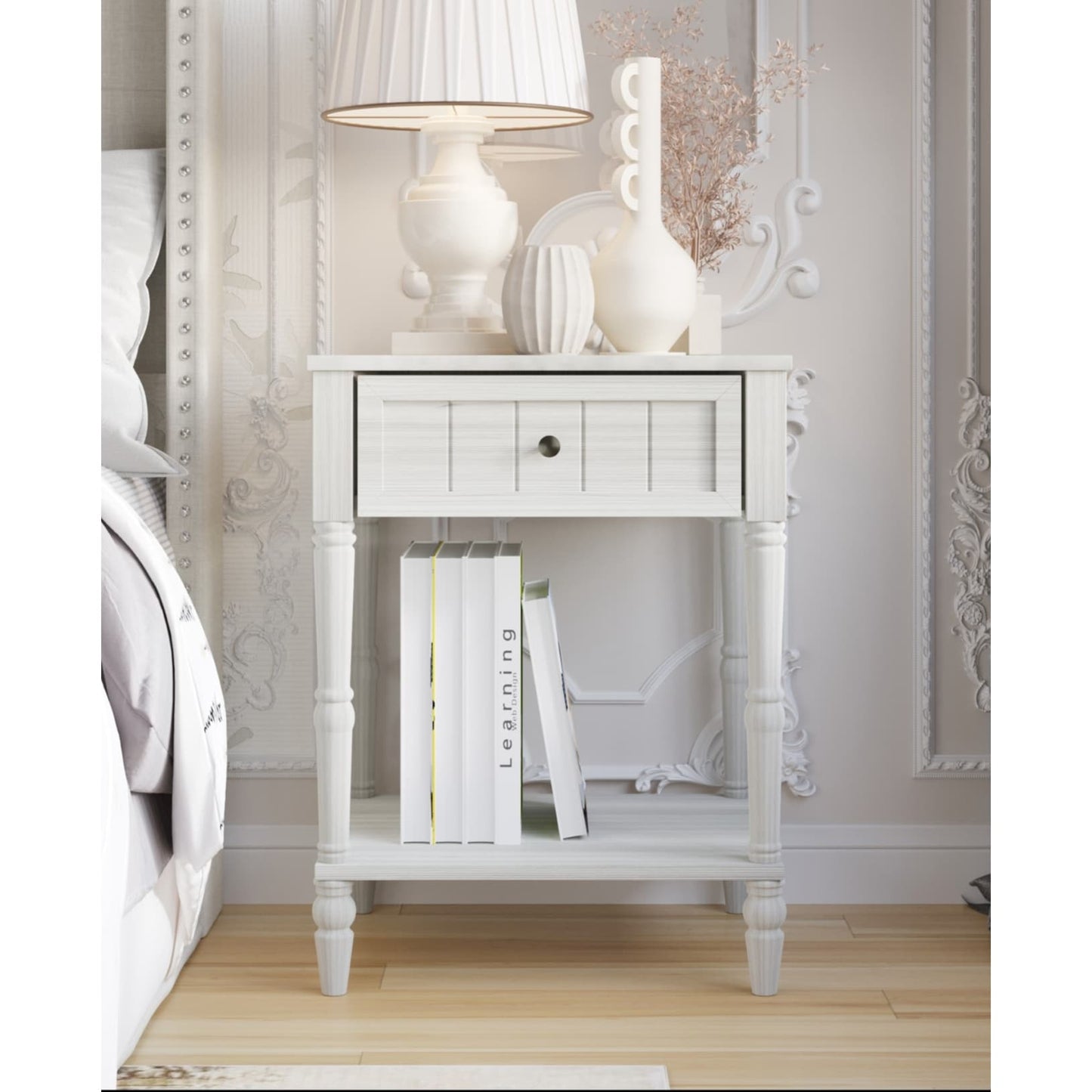 Letto imbottito Billy con 2 comodini