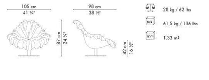 POLTRONA BLOOM GIREVOLE