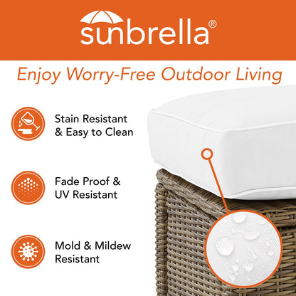 Set divano e poltrona girevole Crosley Bradenton da 5 pezzi