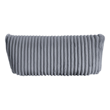 Poltrona reclinabile manuale girevole in velluto a coste Braidy