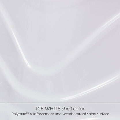 Buenospa Jersey 6 - 46 persone - Vasca idromassaggio a getto, bianco ghiaccio, grigio con ozono e luci a LED