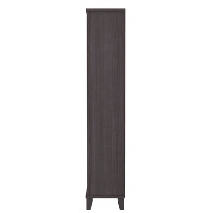 Libreria alta a 5 ripiani Somerset di Bush Furniture con ripiani regolabili