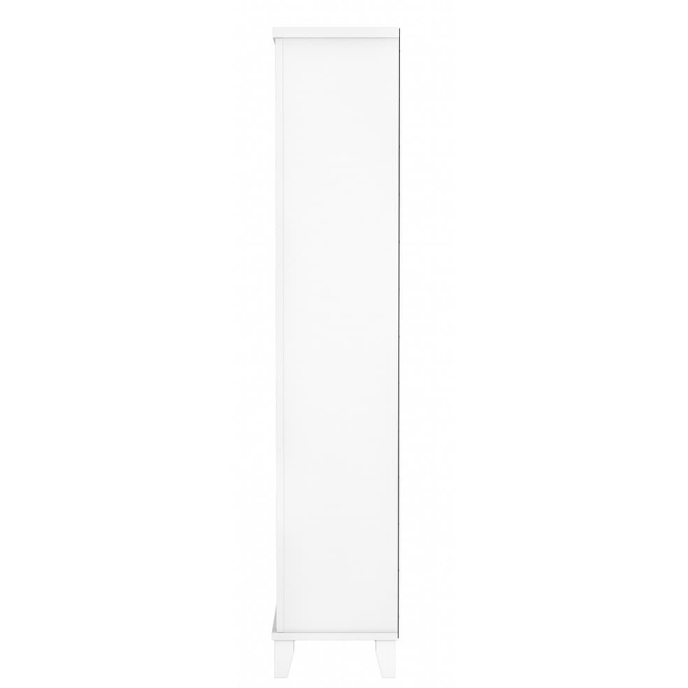 Libreria alta a 5 ripiani Somerset di Bush Furniture con ripiani regolabili