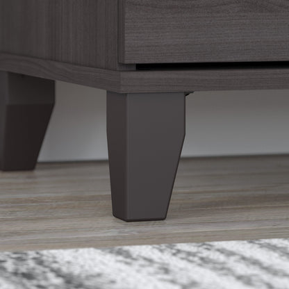 Libreria alta a 5 ripiani Somerset di Bush Furniture con ripiani regolabili