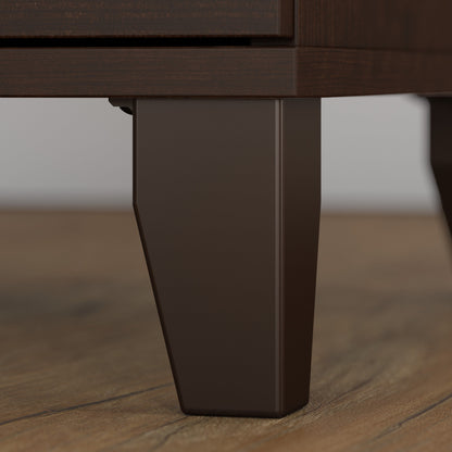 Libreria alta a 5 ripiani Somerset di Bush Furniture con ripiani regolabili