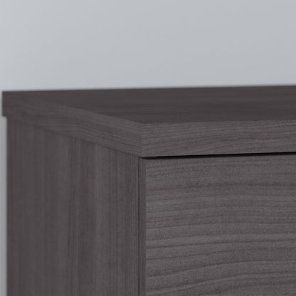 Libreria alta a 5 ripiani Somerset di Bush Furniture con ripiani regolabili