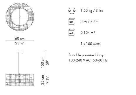 LAMPADA A SOSPENSIONE CUC ME