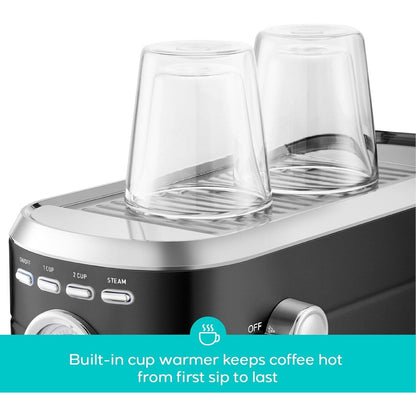 CASABREWS CM5418 Macchina per caffè espresso 20 bar con lancia vapore per schiuma di latte