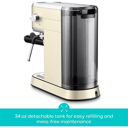 CASABREWS CM5418 Macchina per caffè espresso 20 bar con lancia vapore per schiuma di latte