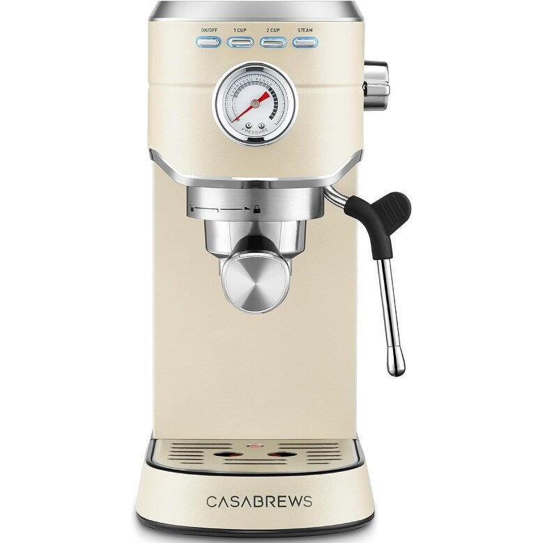 CASABREWS CM5418 Macchina per caffè espresso 20 bar con lancia vapore per schiuma di latte