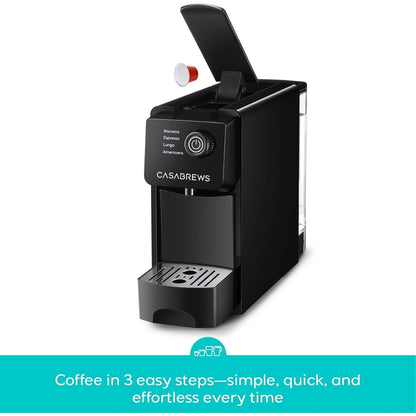 CASABREWS CM7036E Macchina per caffè espresso da 20 Bar per cialde originali Nespresso