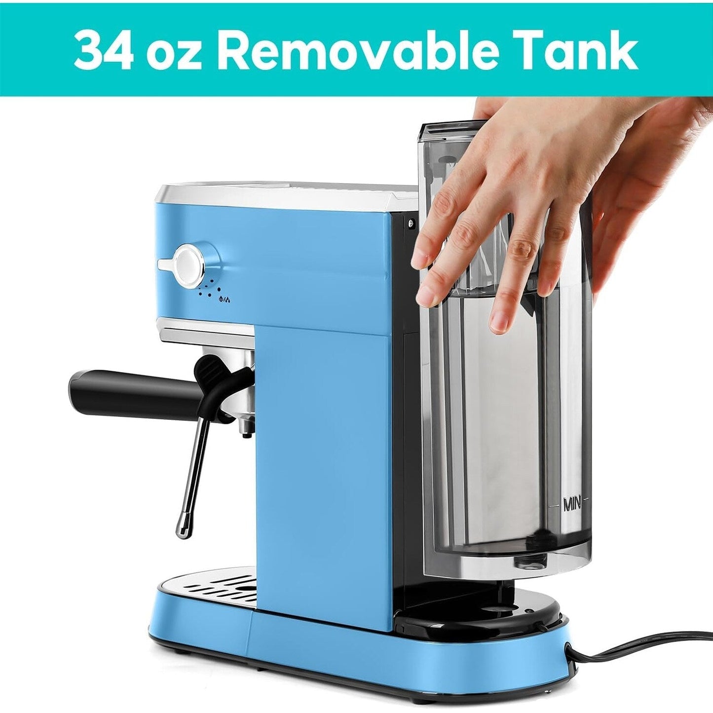 CASABREWS CM5418 Macchina per caffè espresso 20 bar con sistema di schiumatura del latte - N/D