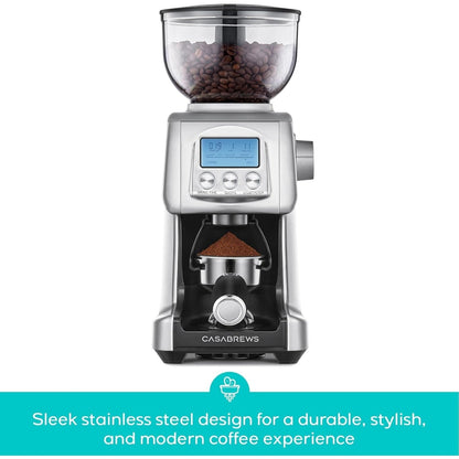 CASABREWS Tornado Macinacaffè elettrico conico argento - N/D