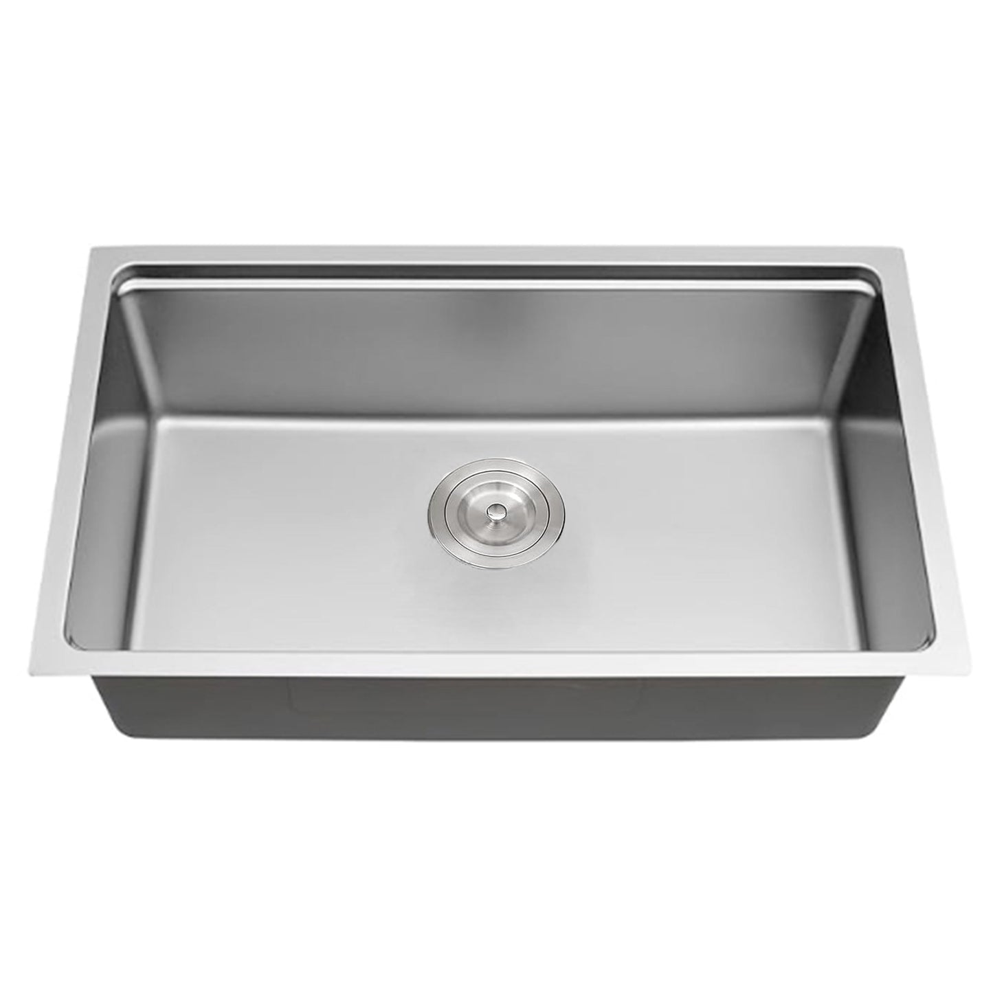 Lavello da cucina sottotop CB HOME da 32'' in oro, lavello da cucina in acciaio inox/nero da incasso, lavello da cucina a una vasca con accessori
