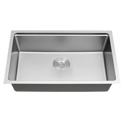 Lavello da cucina sottotop CB HOME da 32'' in oro, lavello da cucina in acciaio inox/nero da incasso, lavello da cucina a una vasca con accessori