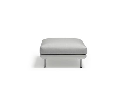 Pouf da esterno Amberly in grigio chiaro