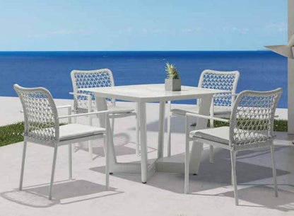 Sedia da pranzo Amberly in grigio chiaro