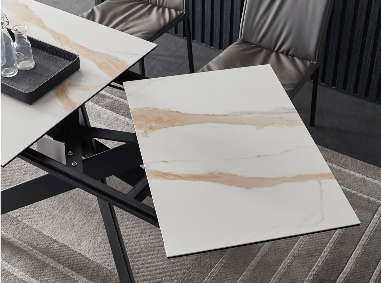 Tavolo da pranzo allungabile Platinum