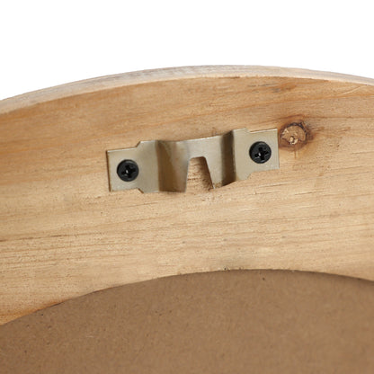 Specchio da parete ovale con cornice in legno Cameo da 32 pollici, specchio da parete per bagno - 31,89 A x 24 L x 1,26 P