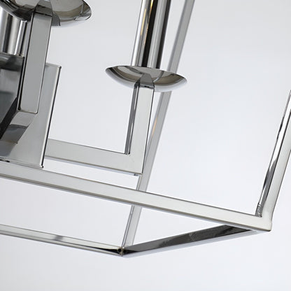 Lampadario a gabbia aperta con lanterna a forma di candela, per scale o isola della cucina - N/D