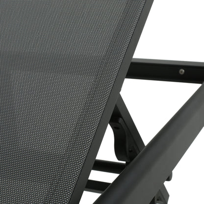 Chaise longue da esterno in alluminio Cape Coral (set da 2) di Christopher Knight Home - 77,56 P x 25,20 L x 11,80 A