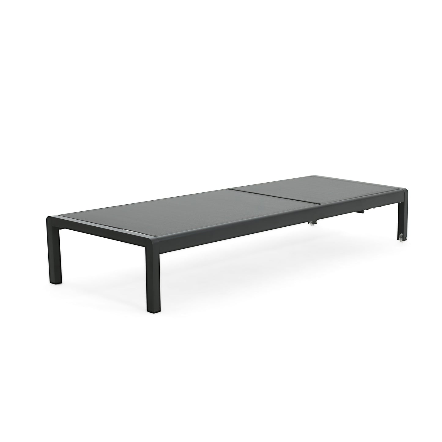 Chaise longue da esterno in alluminio Cape Coral (set da 2) di Christopher Knight Home - 77,56 P x 25,20 L x 11,80 A