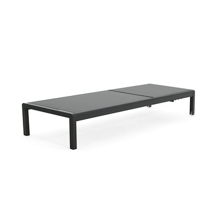 Chaise longue da esterno in alluminio Cape Coral (set da 2) di Christopher Knight Home - 77,56 P x 25,20 L x 11,80 A