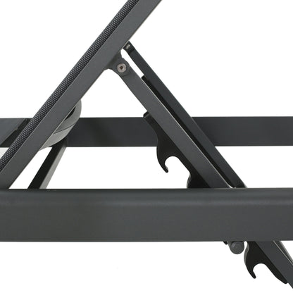 Chaise longue da esterno in alluminio Cape Coral (set da 2) di Christopher Knight Home - 77,56 P x 25,20 L x 11,80 A